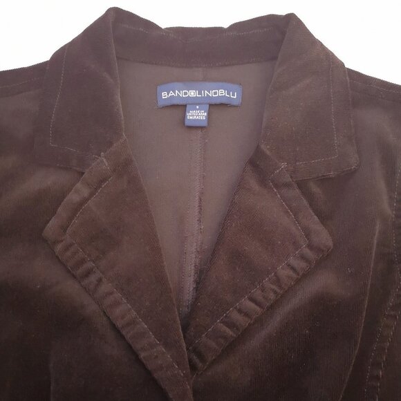 NWT Bandolinoblu Denim Ladies Size Small Black Corduroy Jacket - Picture 5 of 12